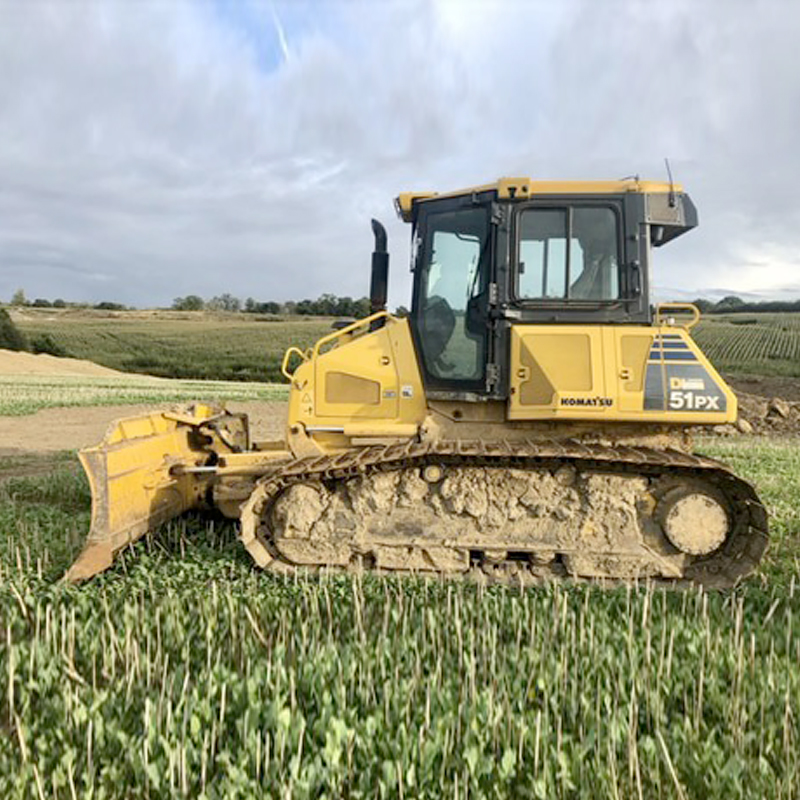 Digger hire, groundworks, site clearance, earthworks, Gristle Ltd