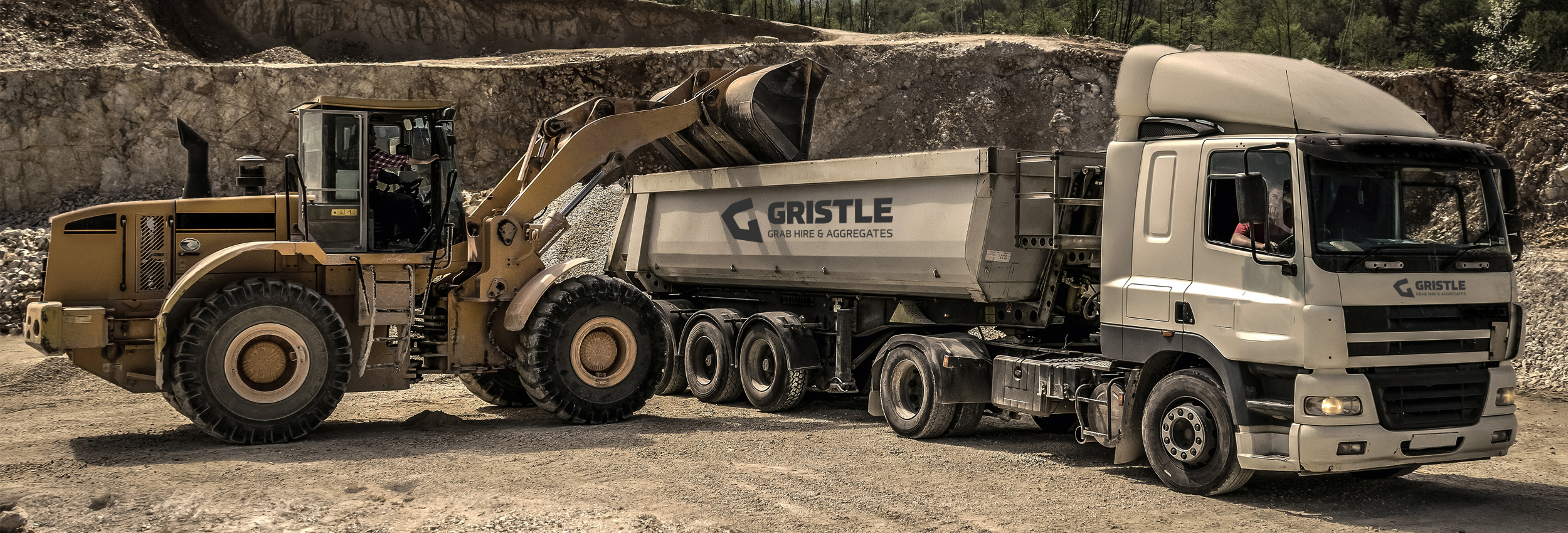 Grab hire, groundworks, topsoil and aggregate, Horsham, Crawley, West Sussex and Surrey, Gristle Ltd